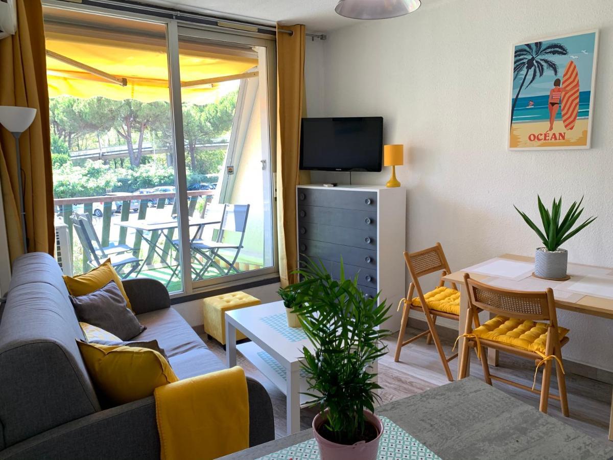 Super Appart ! Terrasse, Clim, Parking, 2Min Plage. ลา กร็องเดอ-ม็อต ภายนอก รูปภาพ