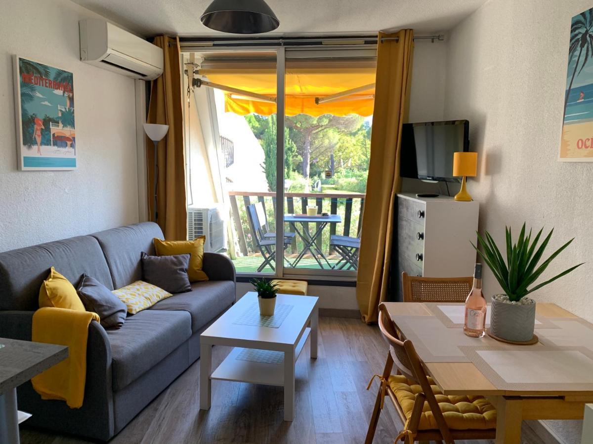 Super Appart ! Terrasse, Clim, Parking, 2Min Plage. ลา กร็องเดอ-ม็อต ภายนอก รูปภาพ